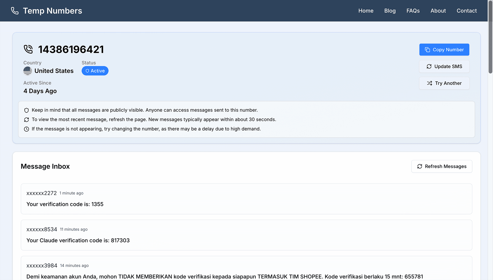 Step 4 - View Messages